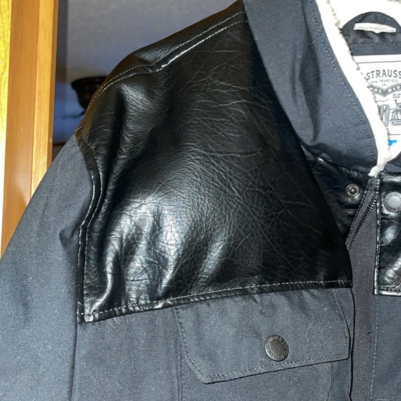 Levi's Men Woodsman Jacket ~ BLACK - Picture 5 of 10